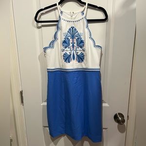 Lilly Pulitzer shift dress with embroidery